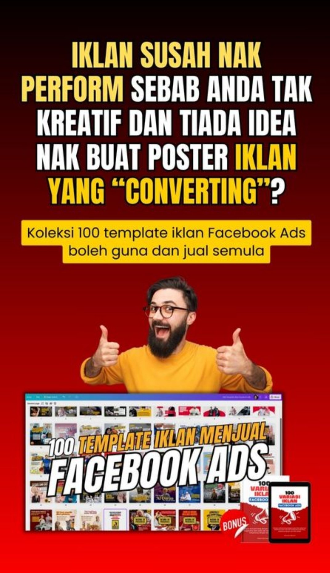 Template iklan