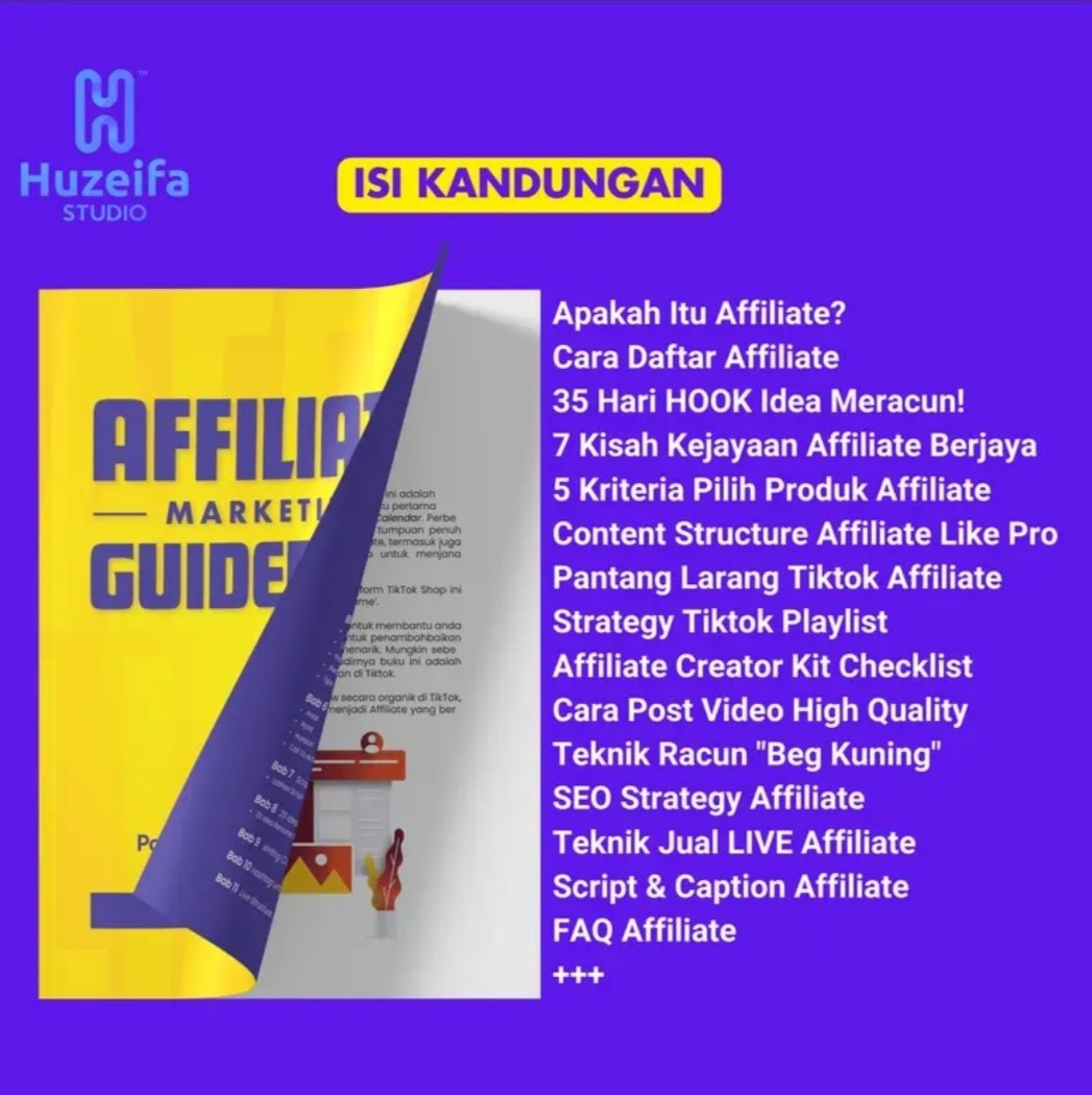 Affiliate guidebook