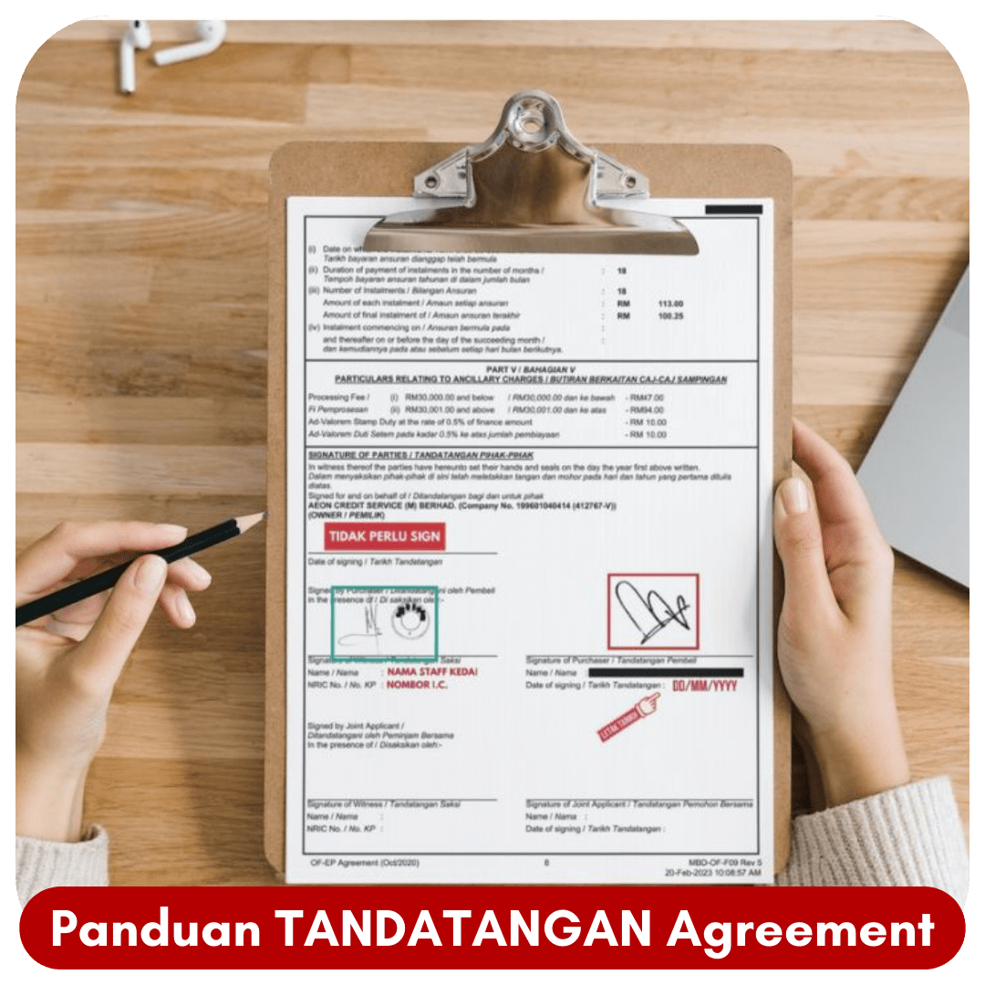 Panduan Sign Agreement