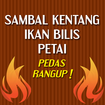 Sambal Kentang Ikan Bilis Petai