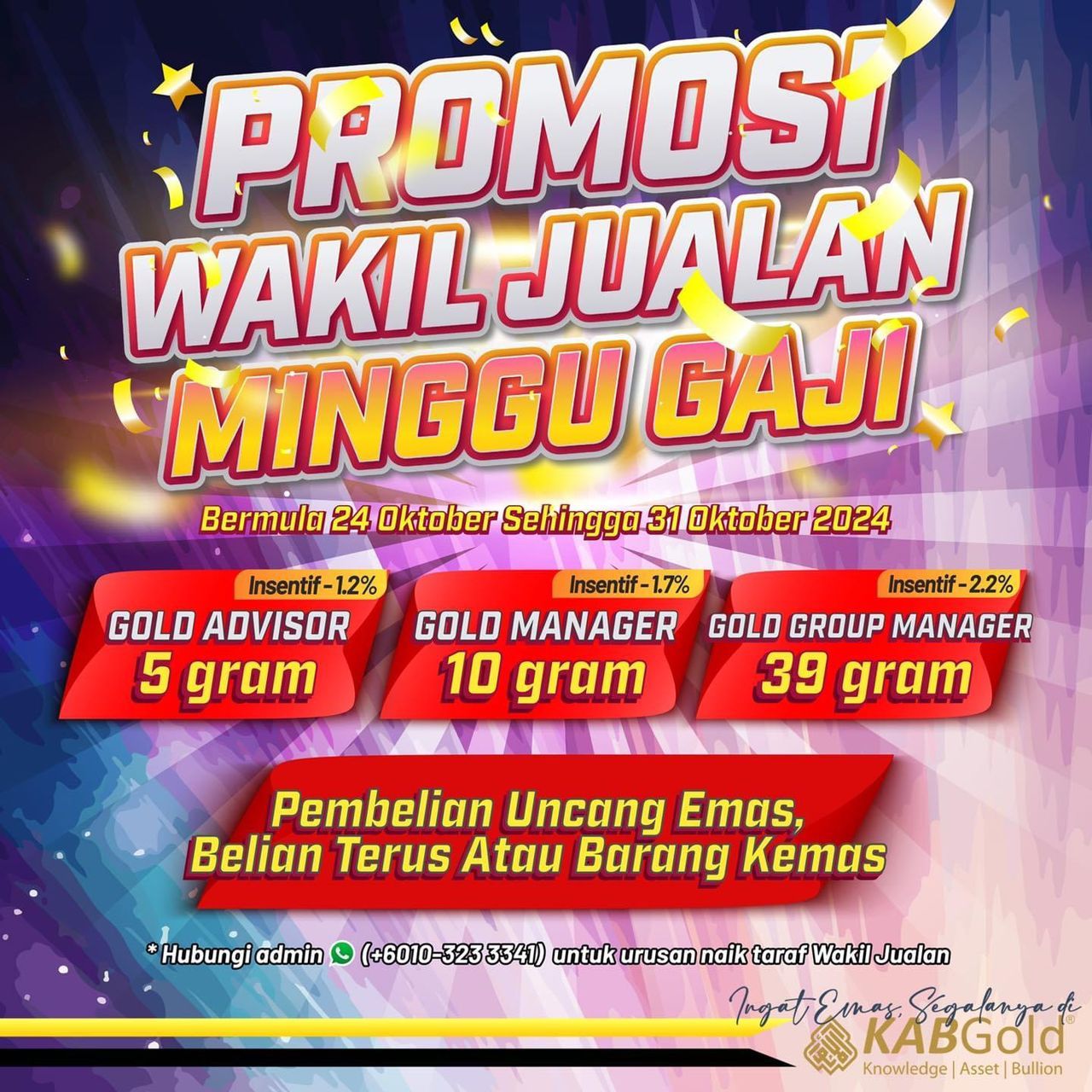 Promosi wakil jualan okt