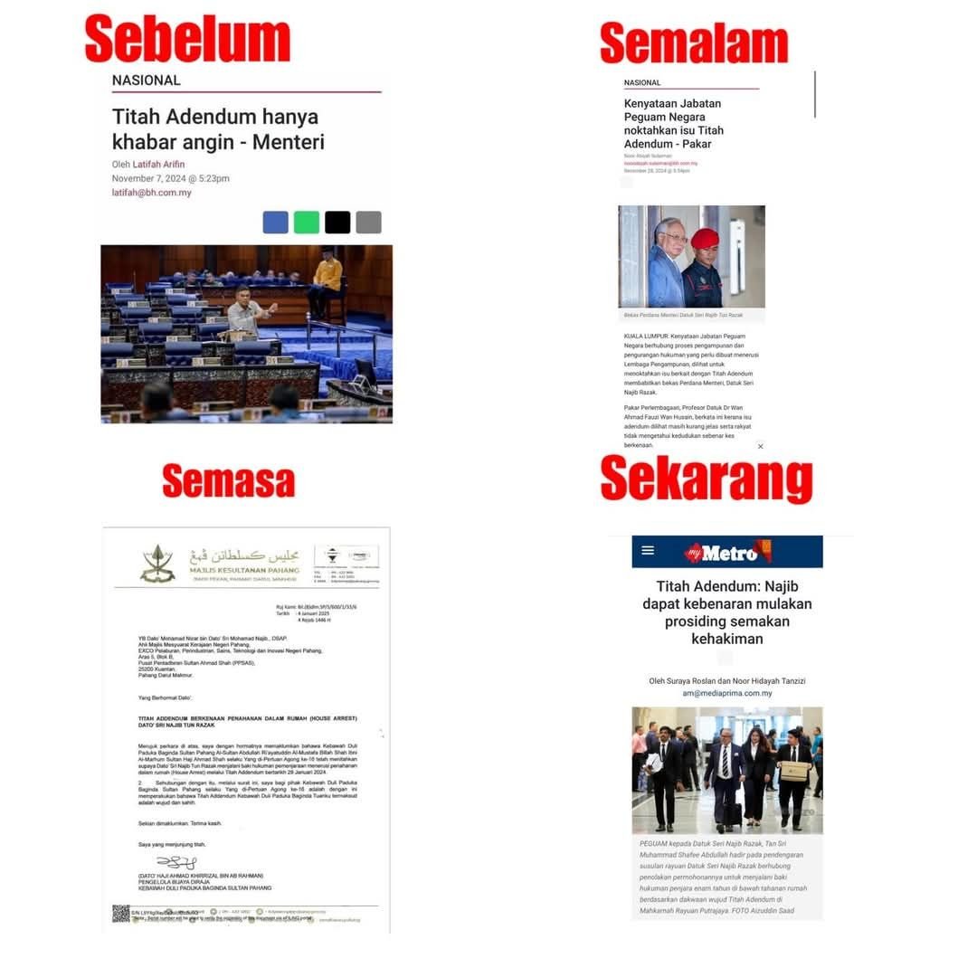 Semalam dan skrg