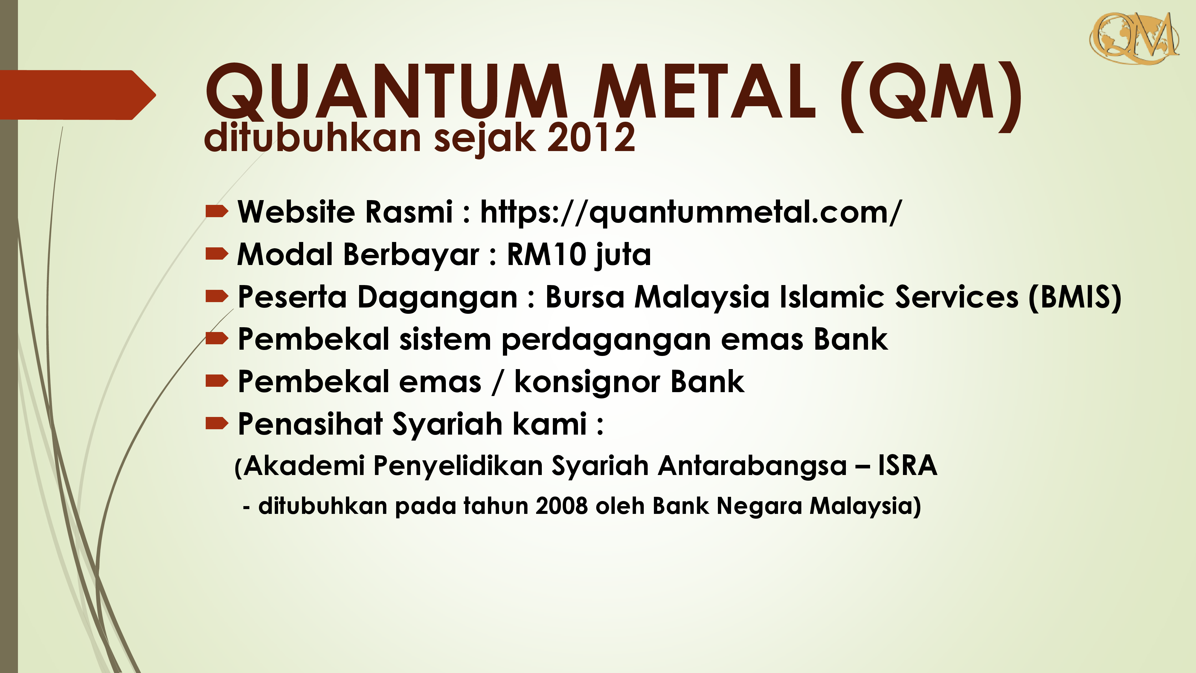 Quantum metal bank negara