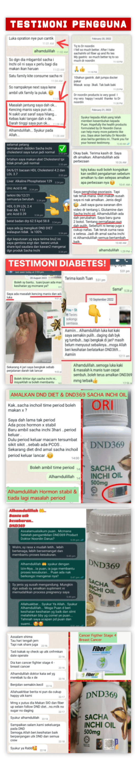 testimoni sacha inchi oil