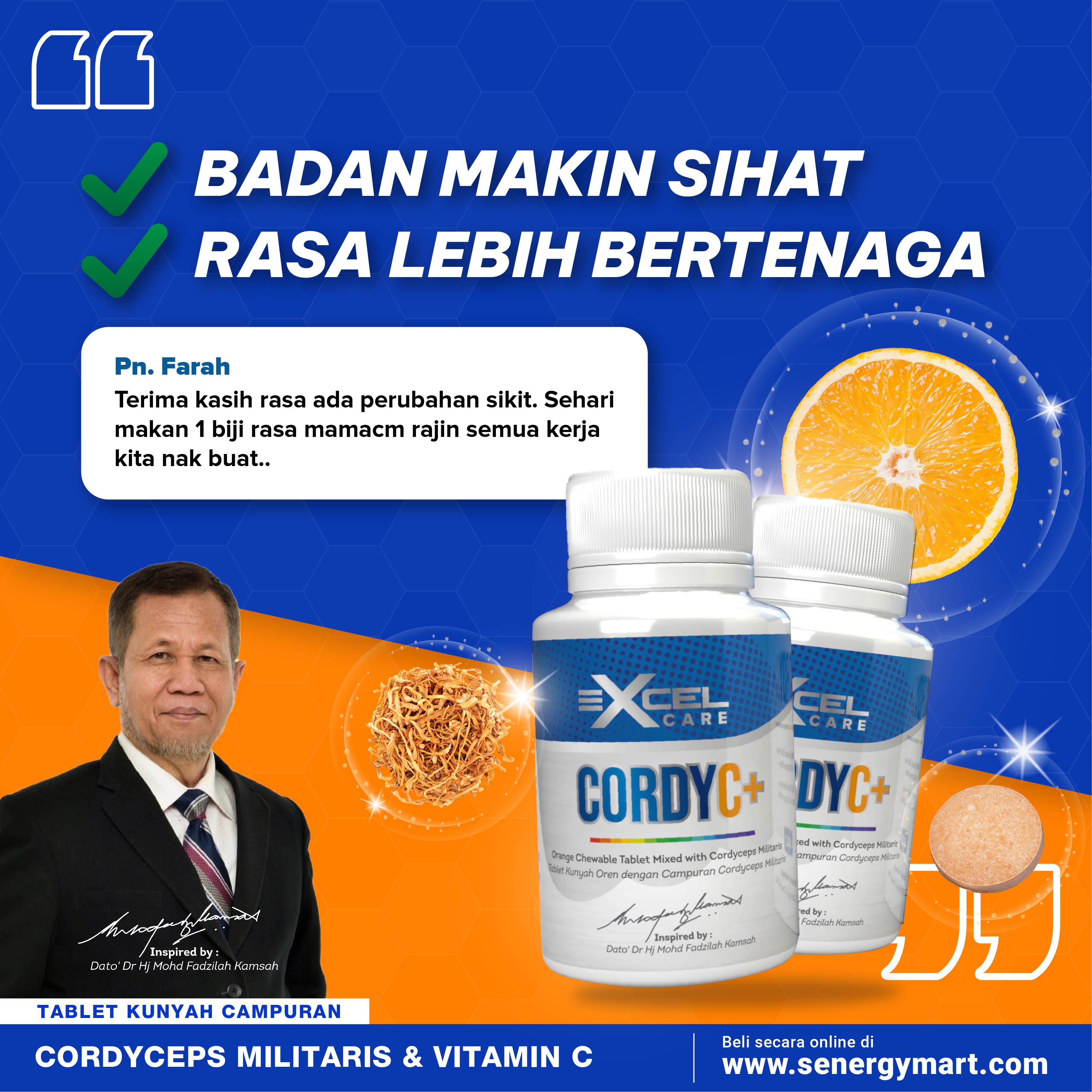 Badan sihat makin bertenaga